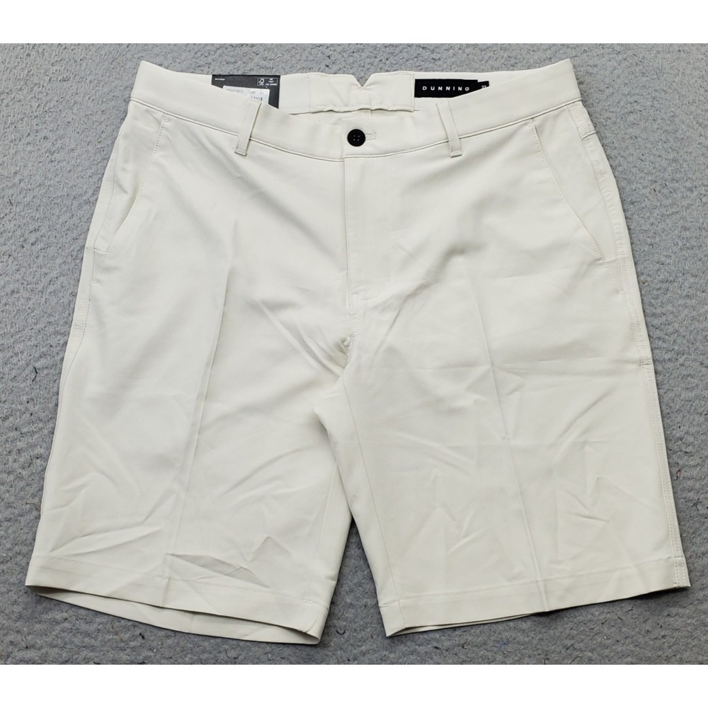 Dunning Golf Shorts Mens 32 Tan Player Fit Woven Performance Stretch D7S22H623
